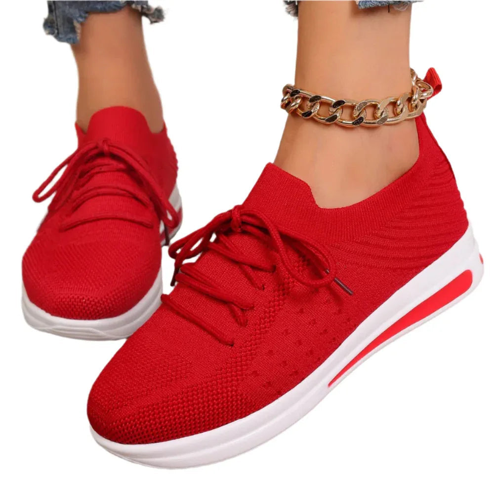 Sneaker für Damen aus gewirktem Material
