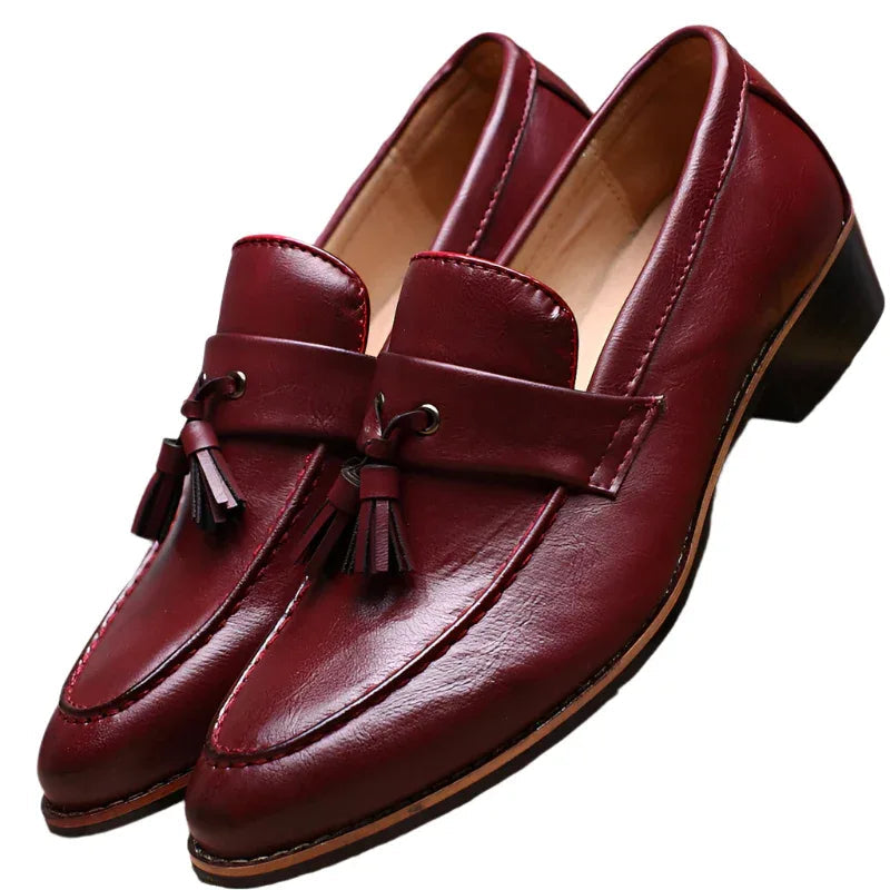 Britische Retro Slipper Quasten Loafer für Herren