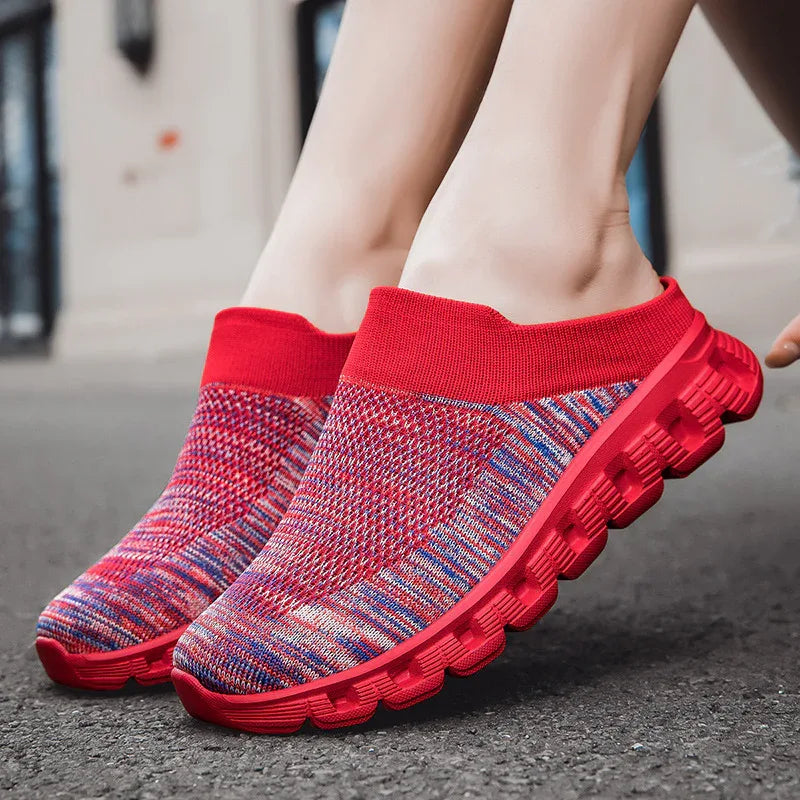 Flyknit Slipper Atmungsaktive Trendige Freizeitschuhe