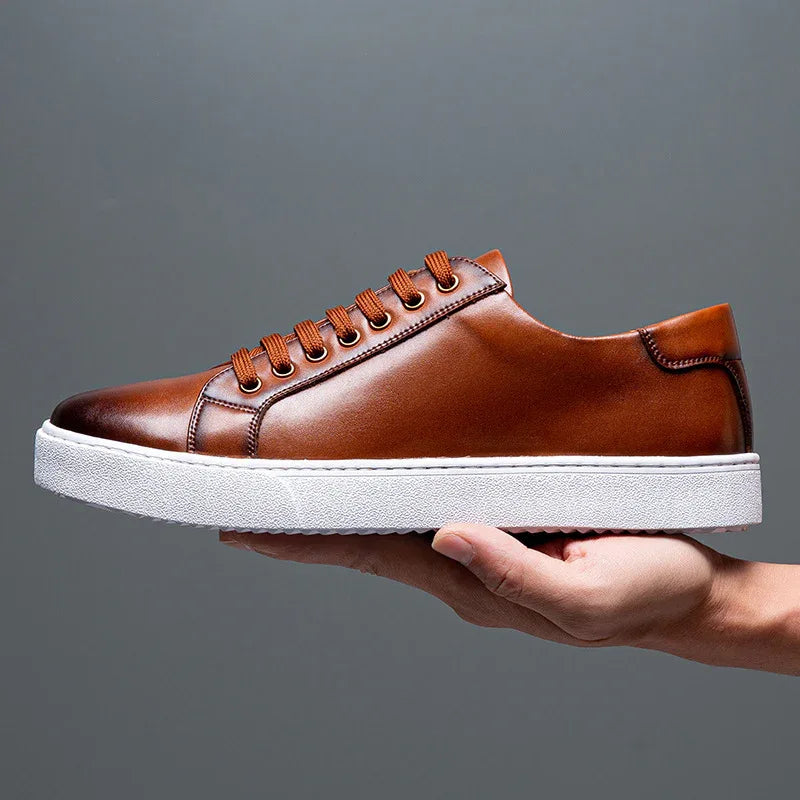 Britischer Stil Freizeitschuhe Herren mit weicher Sohle