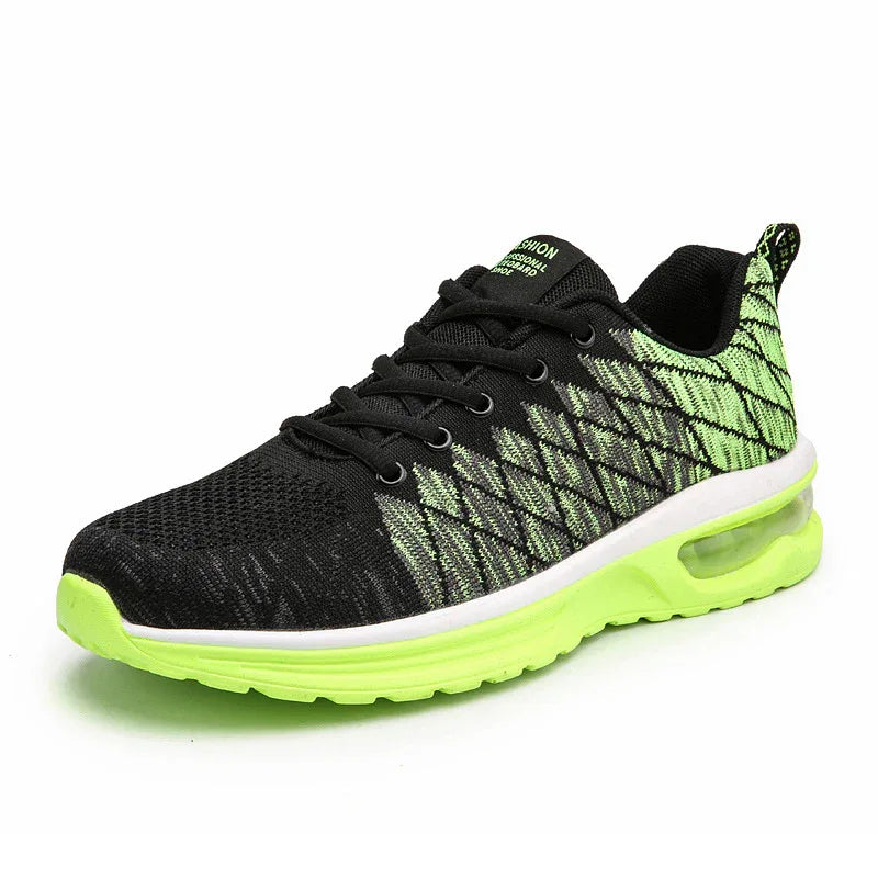 Chaussures de course pour hommes à tige en maille