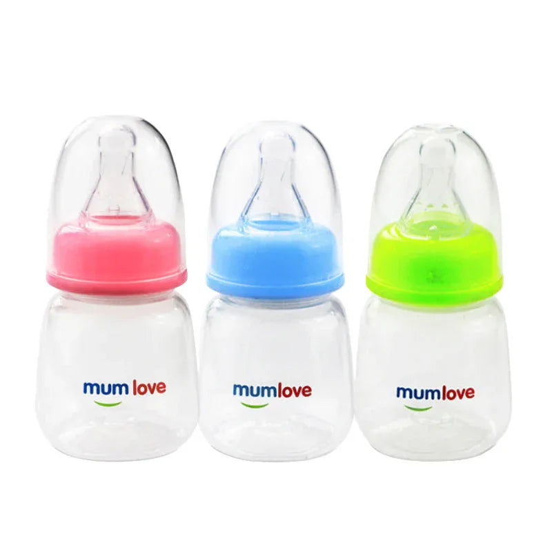 Kleine Babyflasche 80 ml Fassungsvermögen zum Füttern von Milch oder Babynahrung