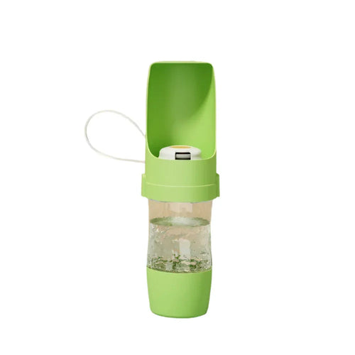 Bouteille d'eau portable 2 en 1 pour chat et chien - Gamelle de voyage