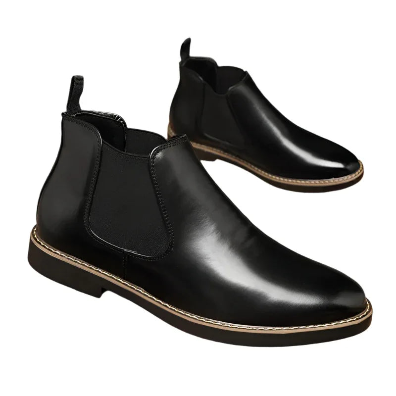Bottes Chelsea élastiques homme automne hiver printemps