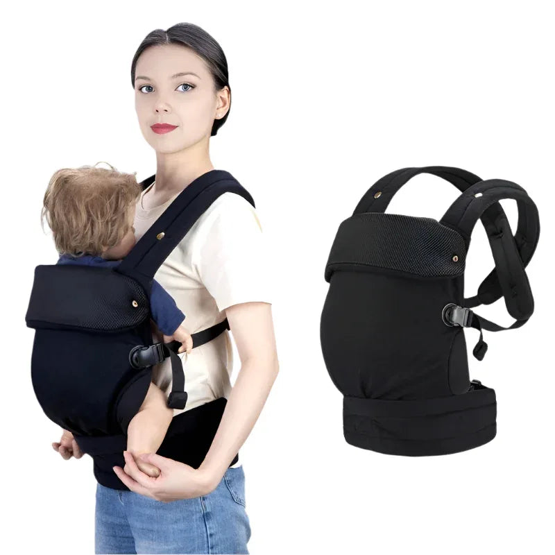 Porte-bébé ventral et dorsal en coton réglable