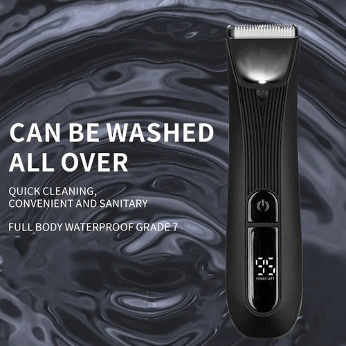 Body Hair Groin Pubic Hair Intimate Electric Washable Trimmer