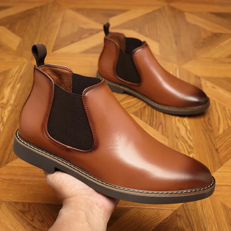 Bottes Chelsea élastiques homme automne hiver printemps