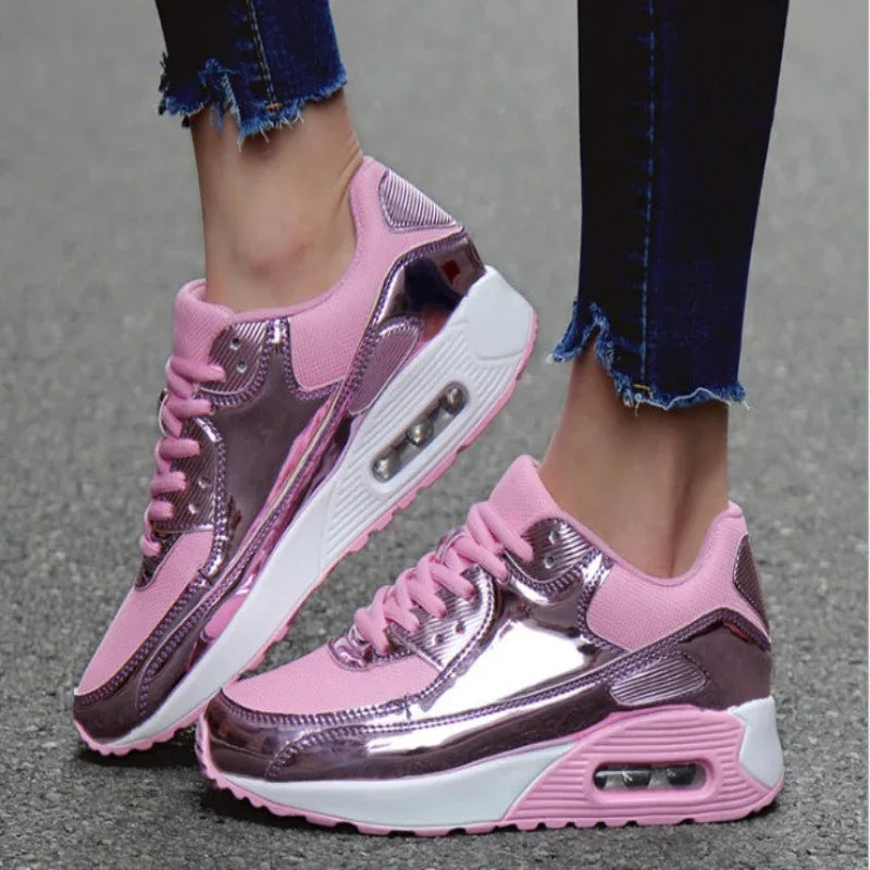 Atmungsaktive Damen-Laufschuhe aus Mesh