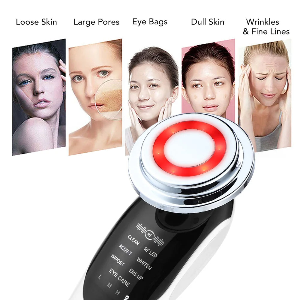 Appareil de Lifting Facial EMS 7 en 1