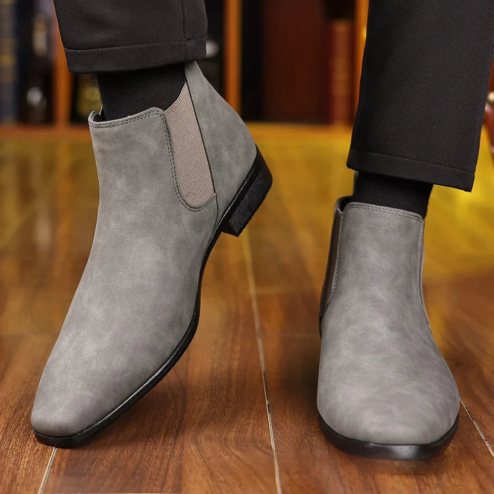 Britische Stiefeletten aus Leder für Herren