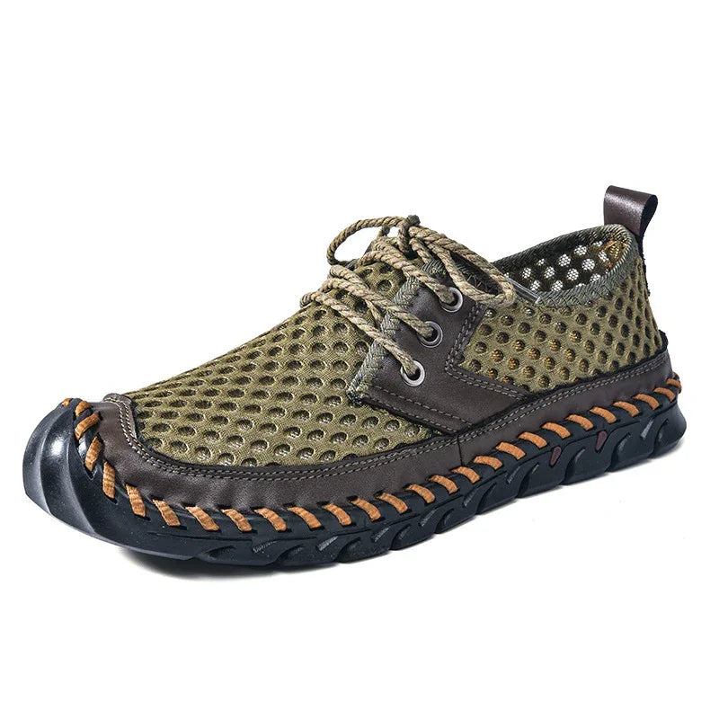 Chaussures de sport décontractées et légères à enfiler, mocassins pour hommes à semelle souple et coupe basse
