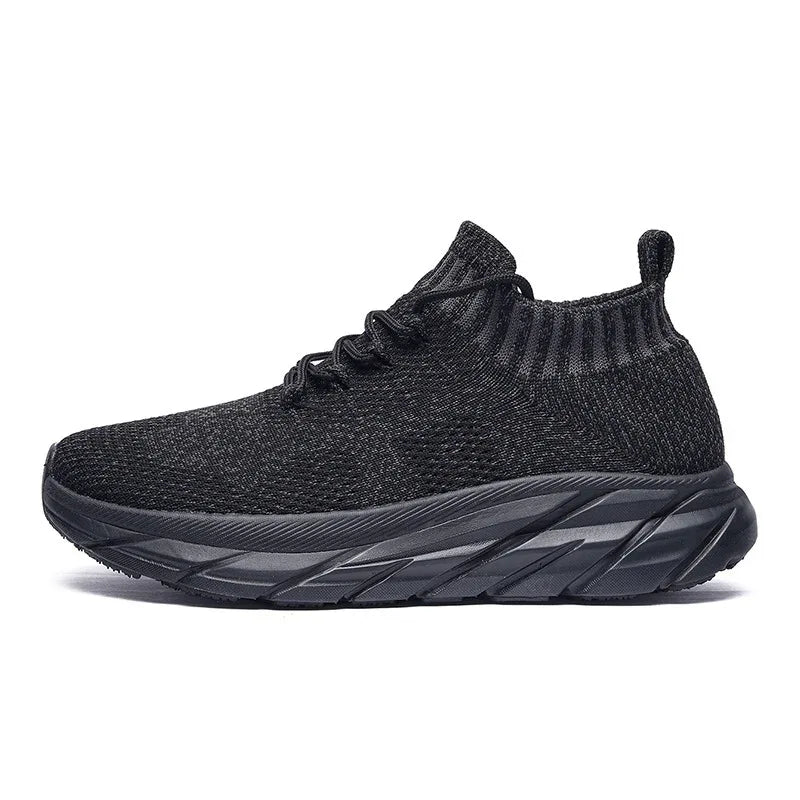 Herren Übergröße Flyknit Freizeitschuhe mit Absatzerhöhung