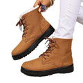 Modische Wasserdichte Damen High-Top Winterstiefel mit Baumwollfutter für Herbst und Winter