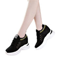 Atmungsaktive schlankmachende höhere Einlegesohle Damen Schuhe Casual Sneakers