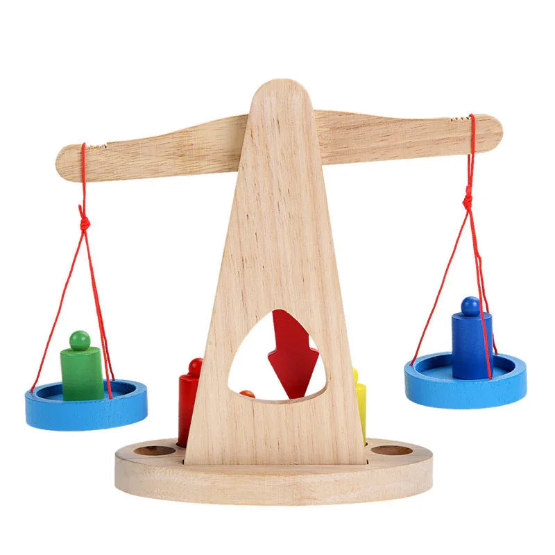 Holzwaage Lernspielzeug Für Kinder