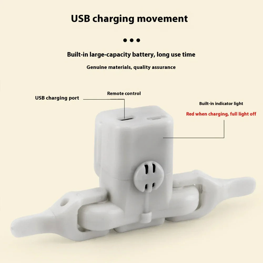 Jouet pour chat électrique rechargeable oiseau de simulation