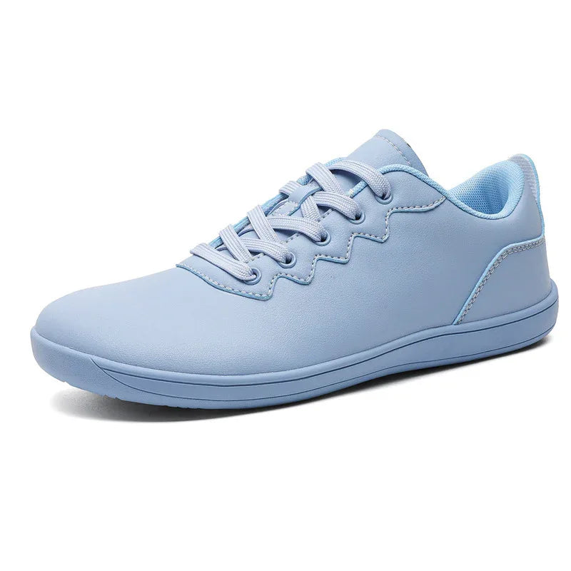 Baskets d'extérieur basses à lacets en cuir pour homme