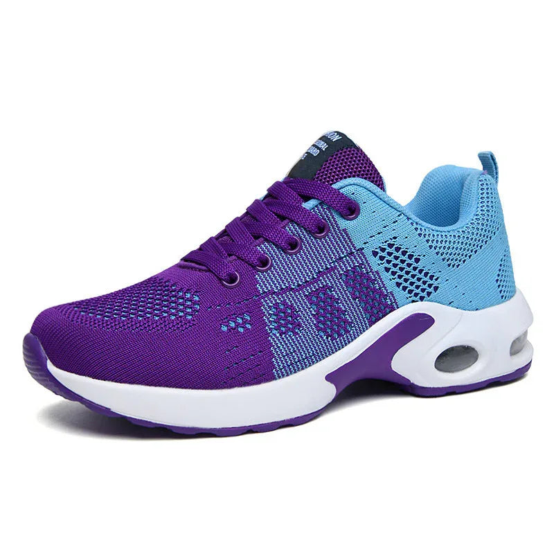 Dichte Mesh-Flyknit Bequeme Damen-Laufschuhe