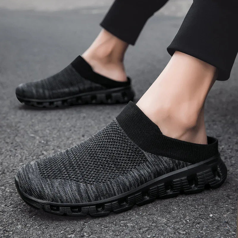 Flyknit Slipper Atmungsaktive Trendige Freizeitschuhe