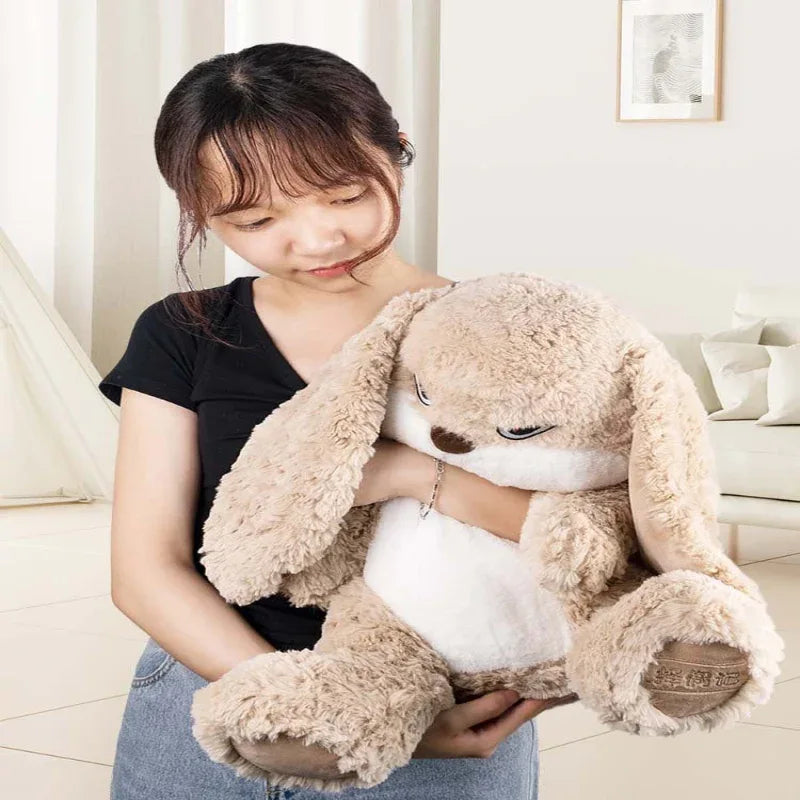 Peluche lapin mignon en colère