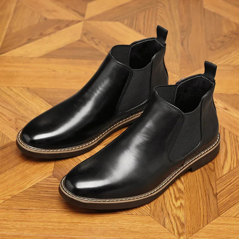 Bottes Chelsea élastiques homme automne hiver printemps