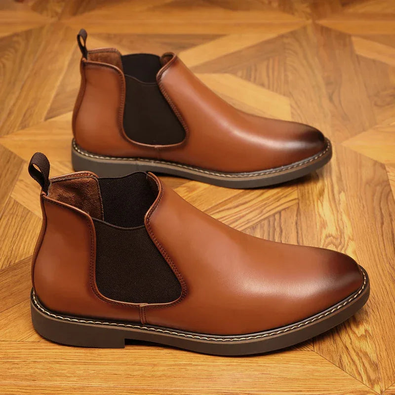 Bottes Chelsea élastiques homme automne hiver printemps