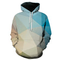 Sweat à capuche ample pour homme à impression numérique