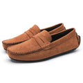 Herrenschuhe Leder Slip-On Atmungsaktive Loafer