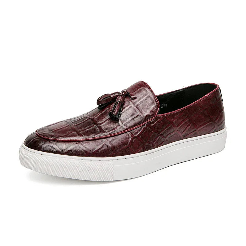 Chaussures en cuir décontractées pour hommes