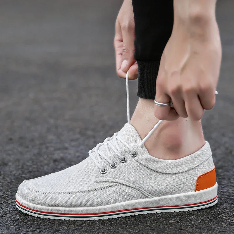 Chaussures en toile décontractées et confortables en lin