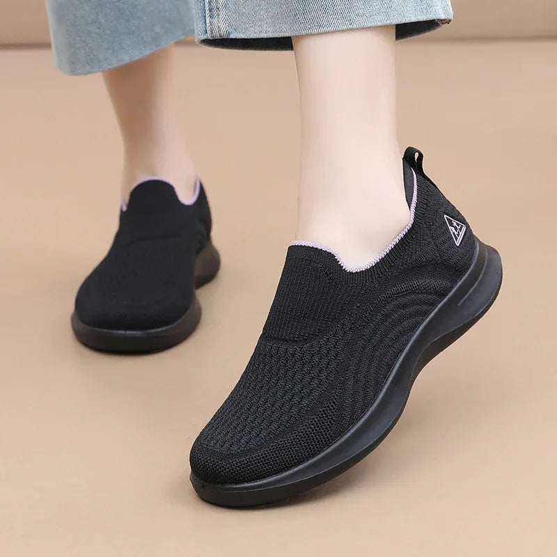 Chaussures pour femmes baskets décontractées, respirantes et à la mode