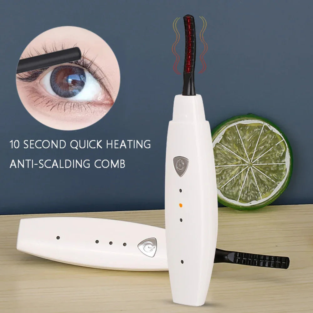 Elektrische, schnell aufheizende, USB-wiederaufladbare Wimpernzange, langanhaltendes Make-up-Tool