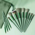 13 weiche Make-up-Pinsel & Aufbewahrungsbeutel aus Stoff