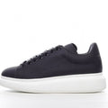 Mehrfarbige dicke Sohle Lederbeschichtung Elegante Gradienten-Schuhe Herren und Damen Unisex-Sneaker