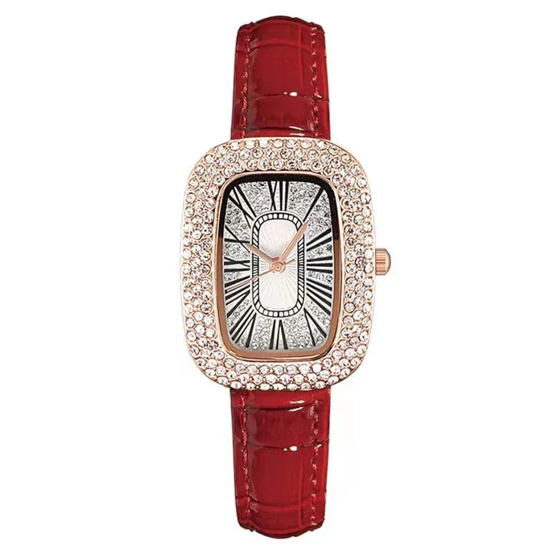 Vielseitige Damen-Quarz-Armbanduhr für Freizeit