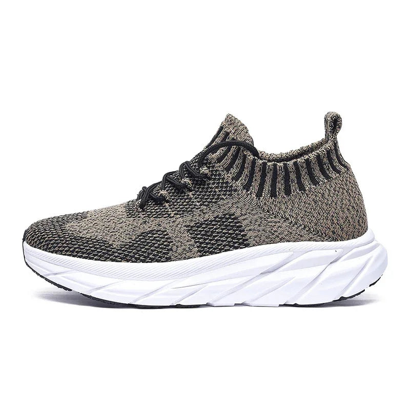 Herren Übergröße Flyknit Freizeitschuhe mit Absatzerhöhung