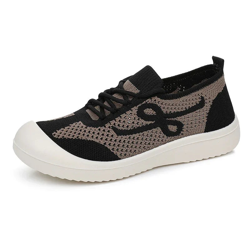 Baskets Rétro Femme Plateforme Confortable Semelle Souple Chaussures de Sport pour Femmes