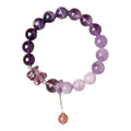Damen-Armband aus violettem Feuer-Amethyst
