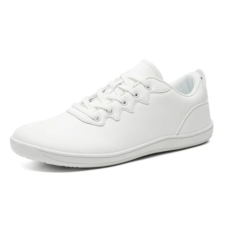 Baskets d'extérieur basses à lacets en cuir pour homme