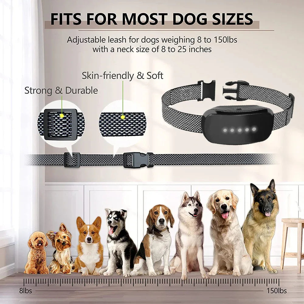 Sicheres intelligentes Antibell-Hundetraining Elektrohalsband für Haustiere