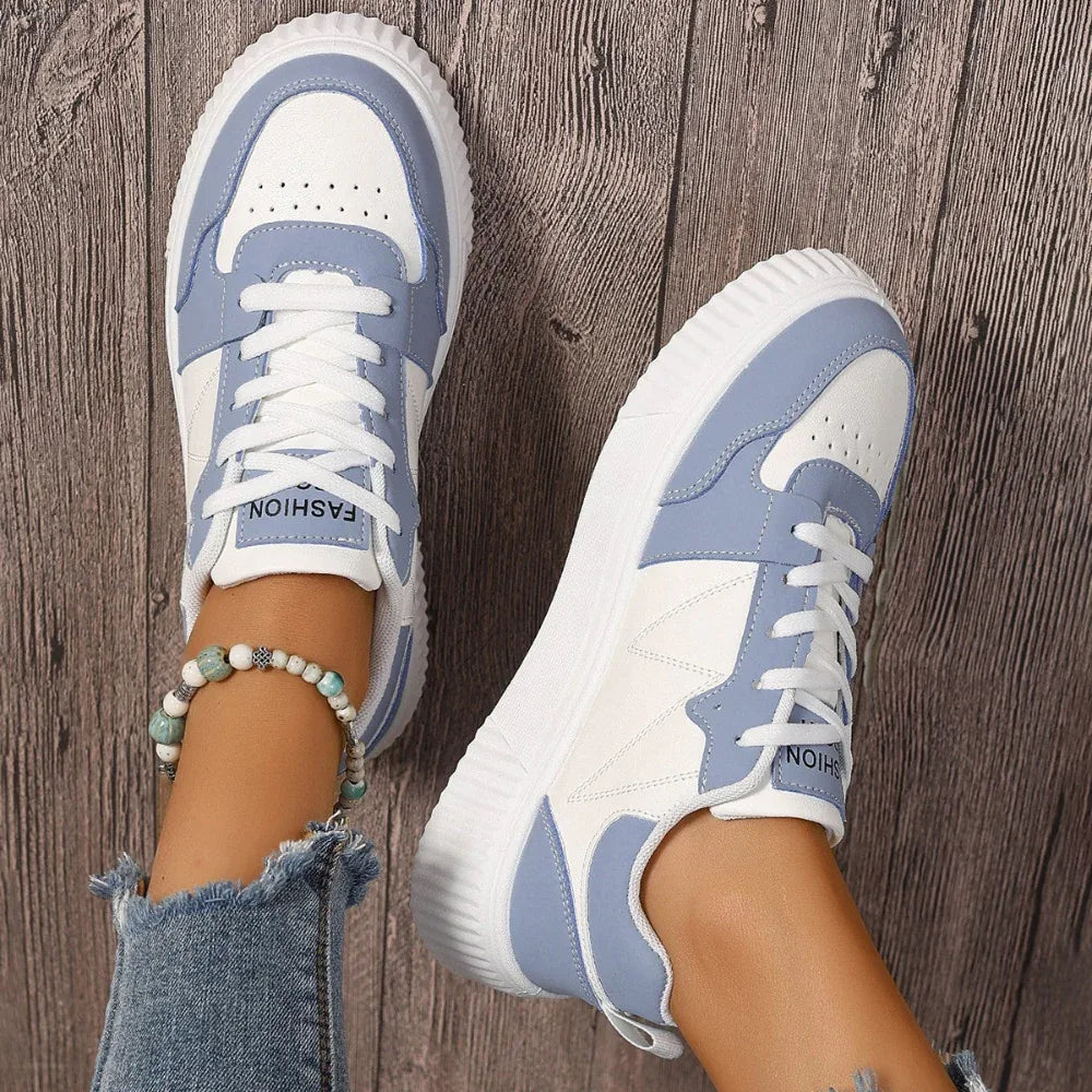 Baskets Légères à Semelle Épaisse Chaussures de Skate Sport Décontractées Étudiant