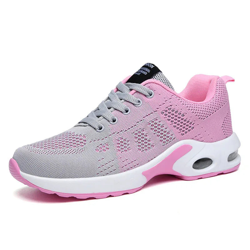 Dichte Mesh-Flyknit Bequeme Damen-Laufschuhe
