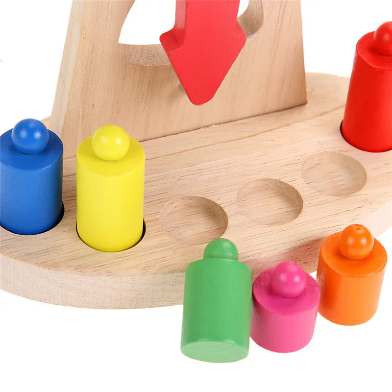 Holzwaage Lernspielzeug Für Kinder
