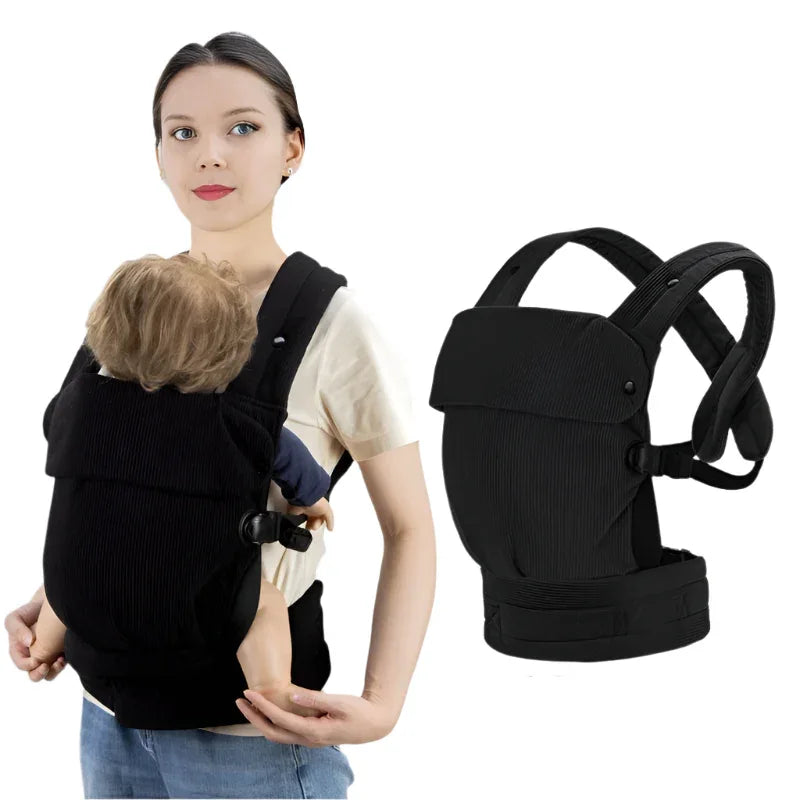 Porte-bébé ventral et dorsal en coton réglable