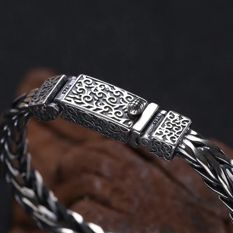 Bijoux bracelet pour homme en argent sterling 925