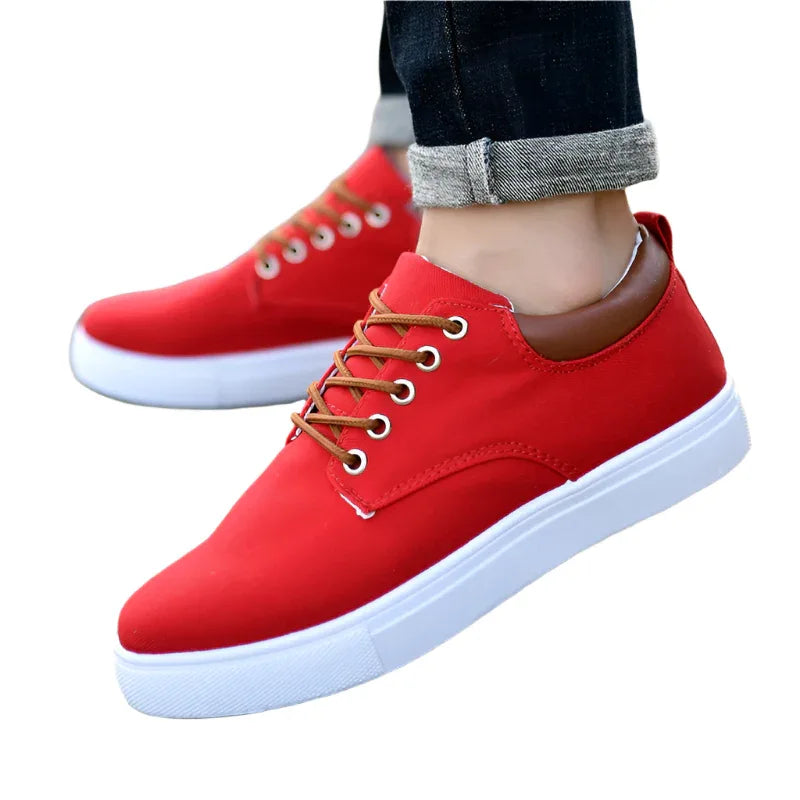 Chaussures Sneakers Tendance en Toile pour Hommes