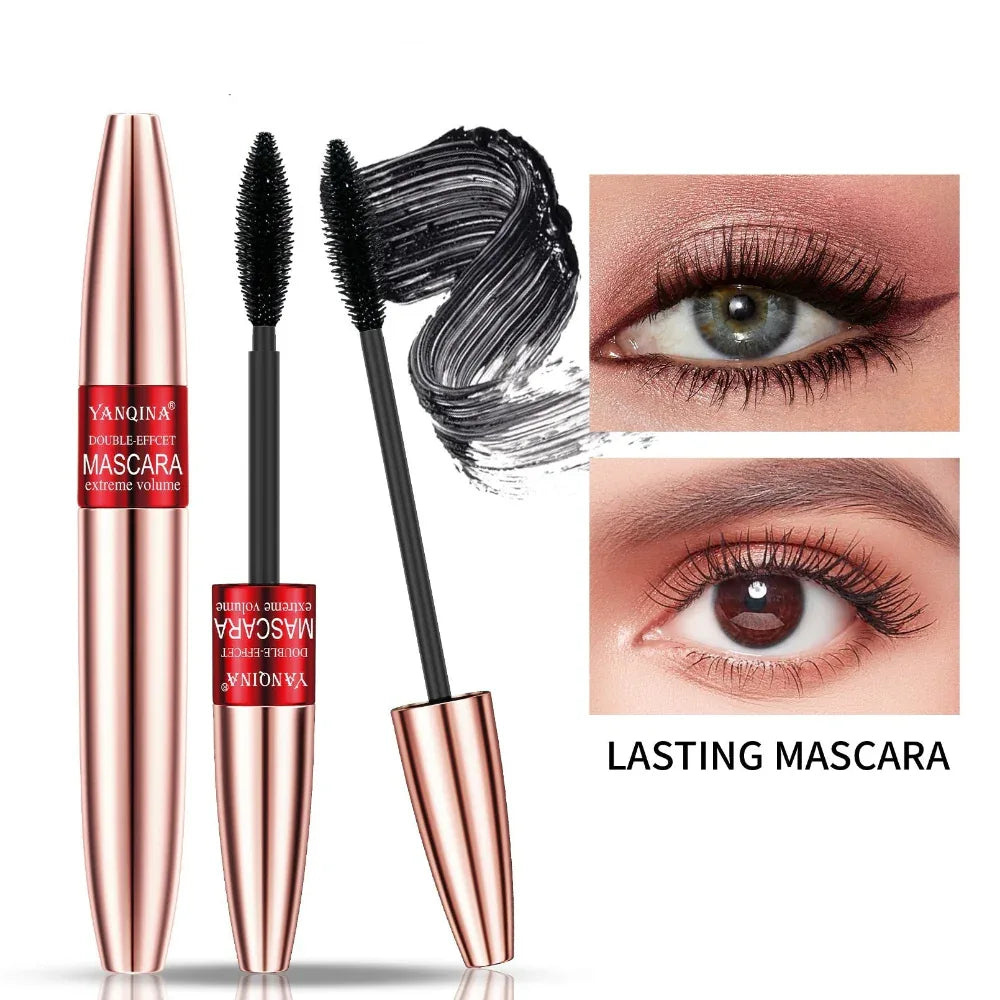 Maquillage Visage Mascara Double-Tête Non Baveux