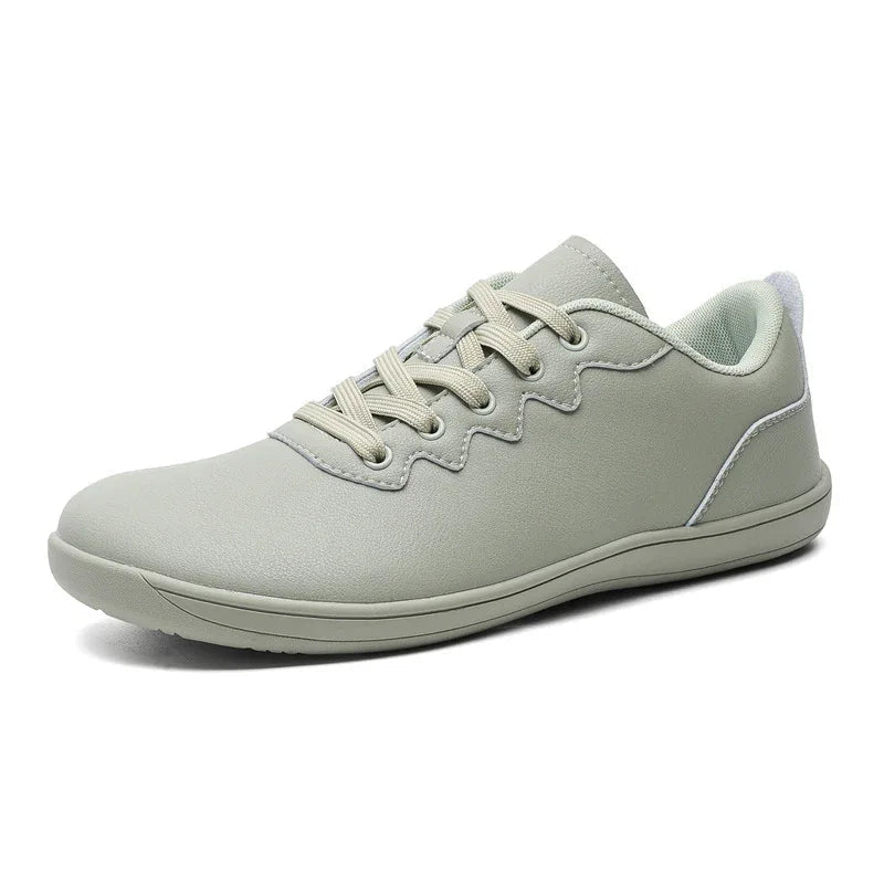 Baskets d'extérieur basses à lacets en cuir pour homme