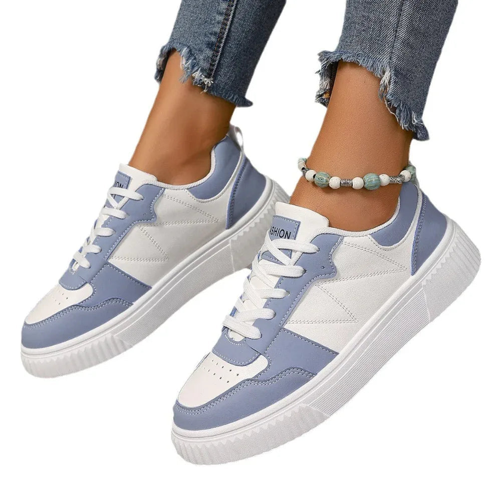 Baskets Légères à Semelle Épaisse Chaussures de Skate Sport Décontractées Étudiant