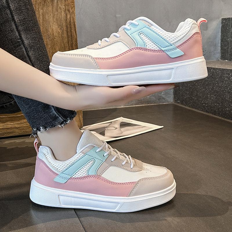 Damen Frühling und Sommer Low-Top Mesh Vielseitiger Jugend-Sneaker